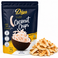 African Delights Toasted Coconut Chips, Pack of 3 100g bags # Flavor_Toasted Coconut Chips