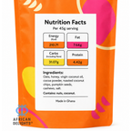 African Delights Ghanola 750g ingredients and nutrition facts # Flavor_Ghanola # Size_750g
