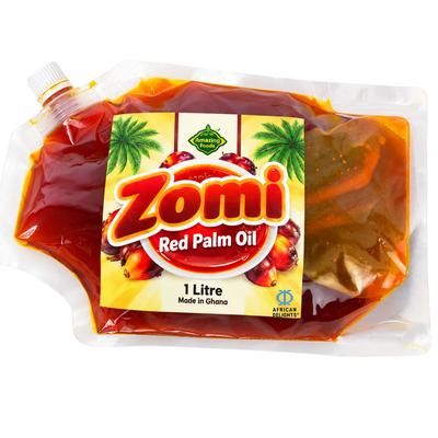 Amazing Foods Zomi Red Palm Oil 1 Litre — Wholesale 12-Pack
