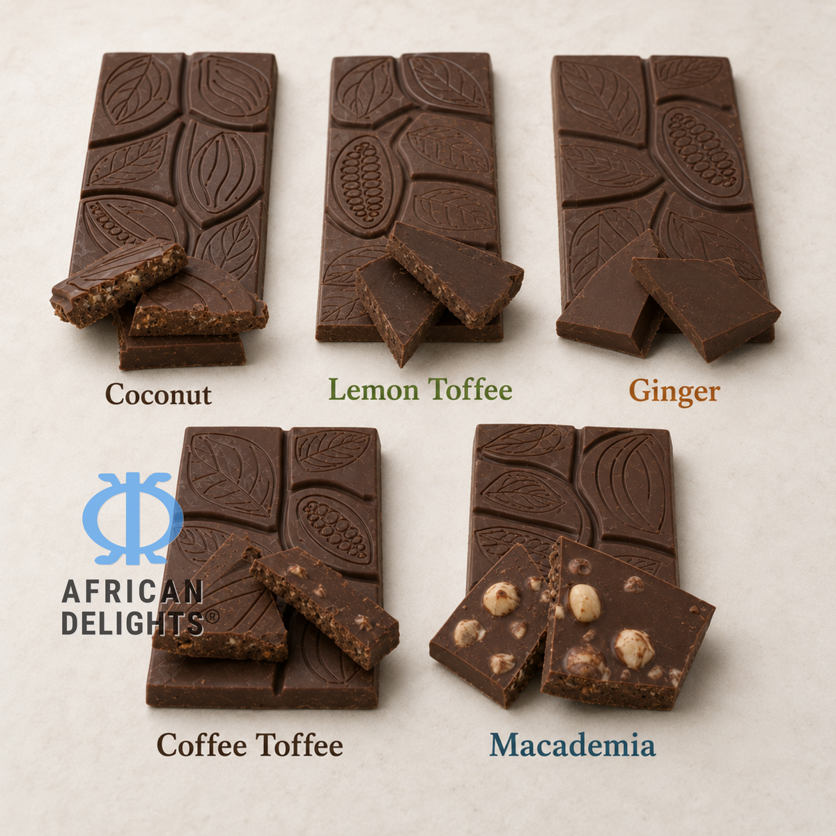 Amonu Coconut (100g) assortment view # Size_100 g bars # Type_Regular # Flavor_Coconut