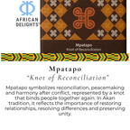 Amonu Coffee Toffee (100 g bars) about the adinkra symbol # Size_100 g bars # Type_Regular # Flavor_Coffee Toffee