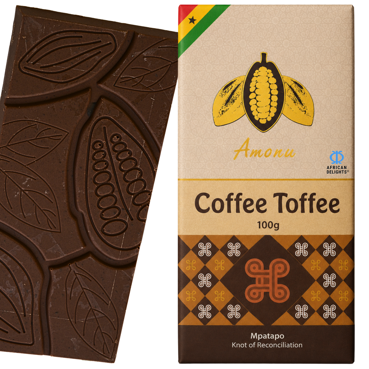 Amonu Coffee Toffee (100g) # Size_100 g bars # Type_Regular # Flavor_Coffee Toffee