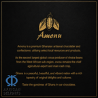 Amonu Ghanaian chocolate bars and gift boxes