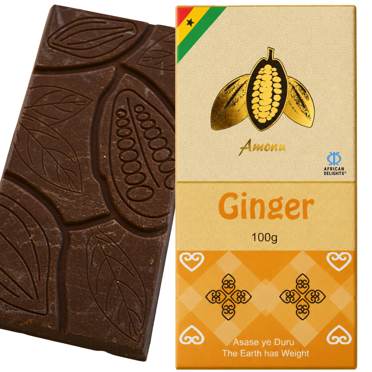 Amonu Ginger (100g) # Size_100 g bars # Type_Regular # Flavor_Ginger
