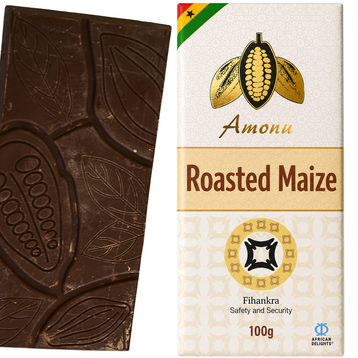 Amonu Roasted Maize (100g) # Size_100 g bars # Type_Regular # Flavor_Roasted Maize