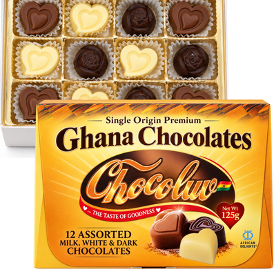 CoColuv Assorted Chocolate Gift Box 12 Pieces — Wholesale 12-Box Pack