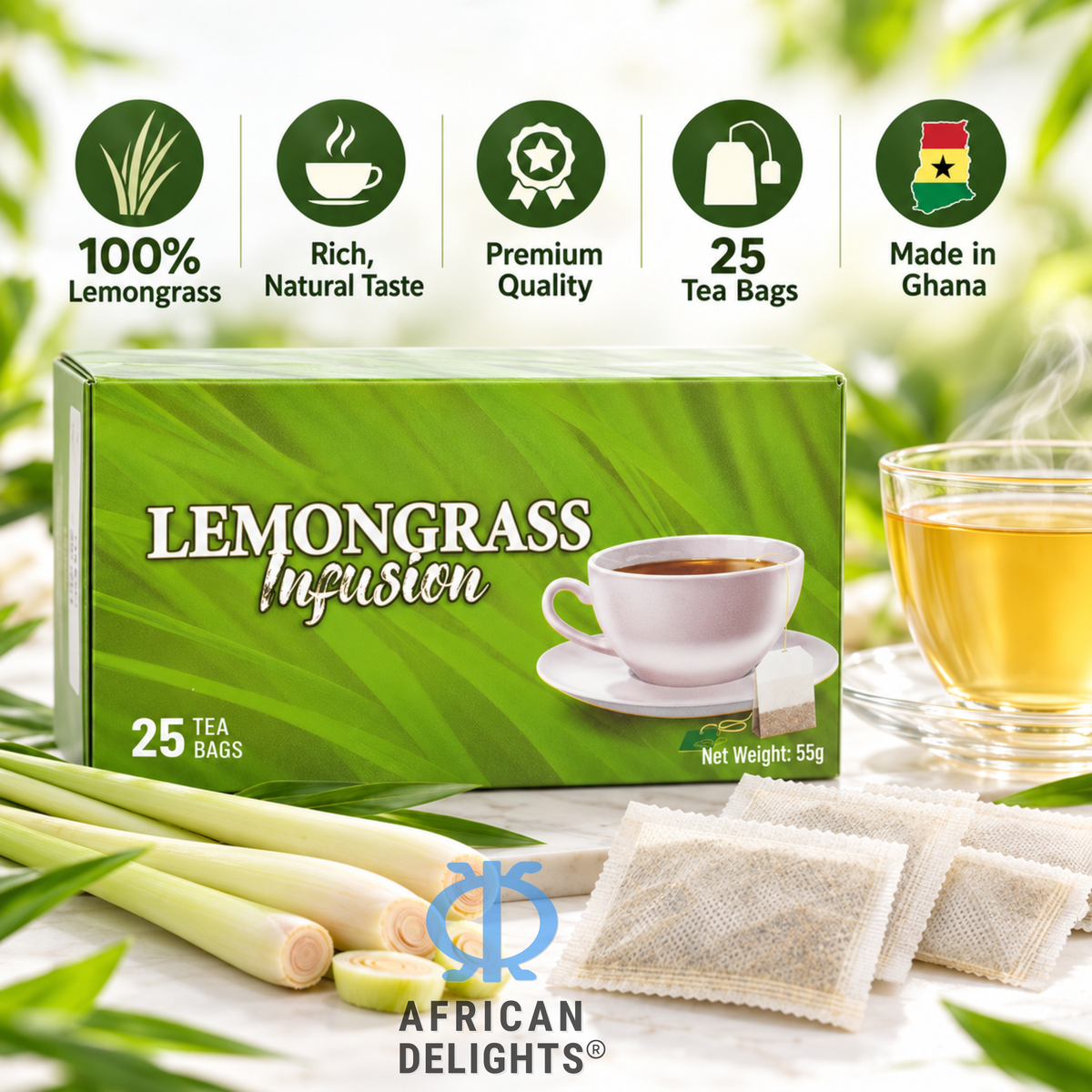 La Belle Farms Lemongrass Tea product photo # Flavor_labelle-lemongrass