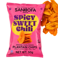 Sankofa Snacks Spicy Sweet Chili Plantain Chips, Pack of 3 # Flavor_Spicy Sweet Chili