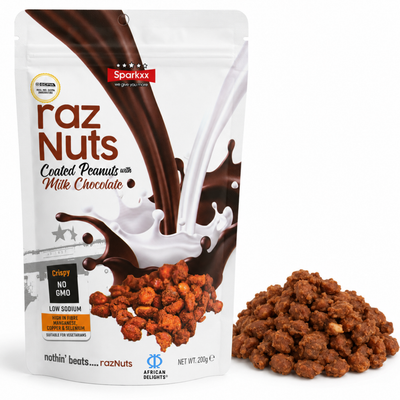 Sparkxx Coated Peanuts with Milk Chocolate — Wholesale Case of 24 (4 Bundles × 6)